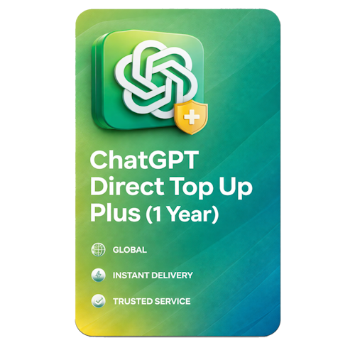 ChatGPT Direct Top Up Plus (1 Year)