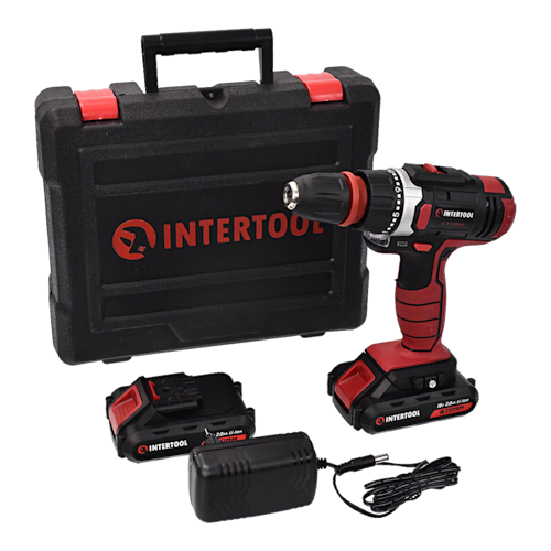Дриль-шуруповерт Intertool WT-0317 18V 2x2Ah