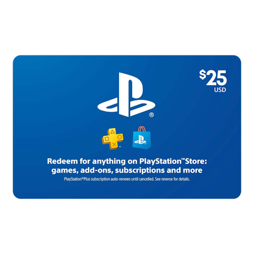 $25 PlayStation Store Gift Card [Digital Code]