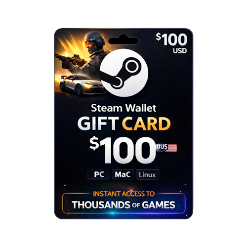 Steam Gift Card 100 USD - Steam Key